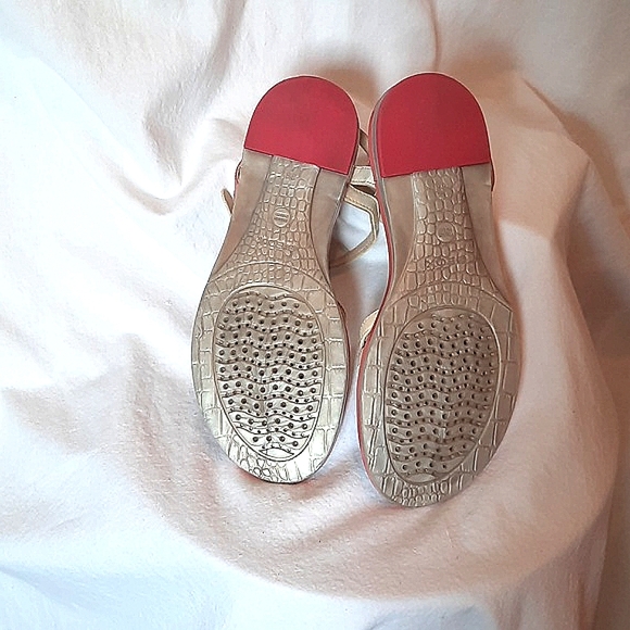 GEOX Pink & White Strap Flat Sandals - Picture 10 of 10